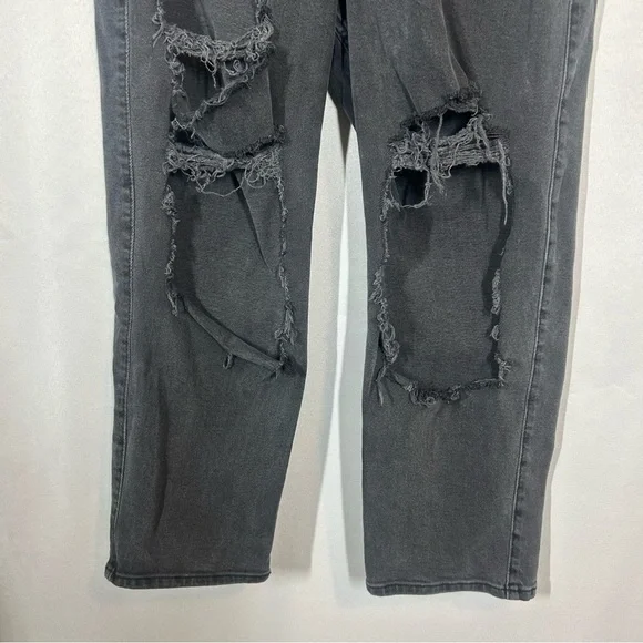 Hollister | Curvy Ultra High-Rise Vintage Straight Black Jeans Denim Size 9/29S - Picture 4 of 12